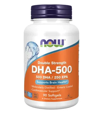 DHA, 500mg, 90 Cápsulas Gelatinosas, Now