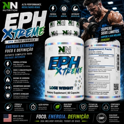EPH Xtreme Lose Weight, 60 Capsulas, KN Nutrition