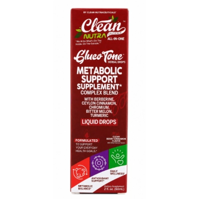 Equilíbrio da Glicemia com Berberina, Canela do Ceilão, Gymnema, cromo, Cúrcuma e ginseng, 59 ml, Clean Nutra