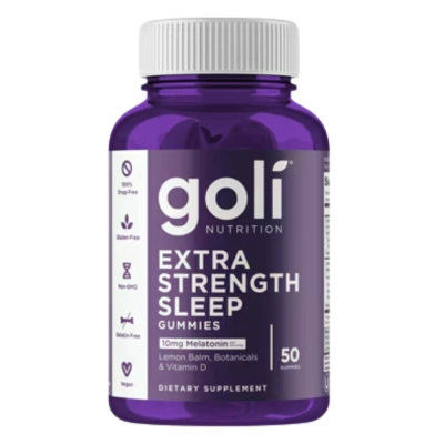 Extra Strength Sleep Gummies, 50 Gomas – Golí Nutrition