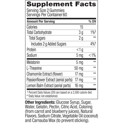 Extra Strength Sleep, Melatonina 5mg, com L-teanina, 60 ou 120 Gomas Sabor Blackberry, OLLY