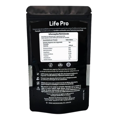 Extrato Tremella pele revitalizada e hidratação profunda sabor sem sabor, 90 Cápsulas - Microdose Life