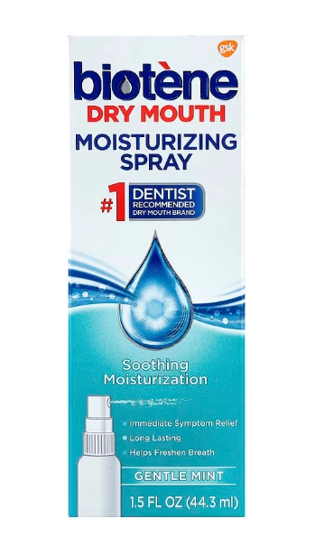 Dental Products Biotene, Spray Hidratante para Boca Seca, Sabor Hortelã Suave, 44,3ml, GSK