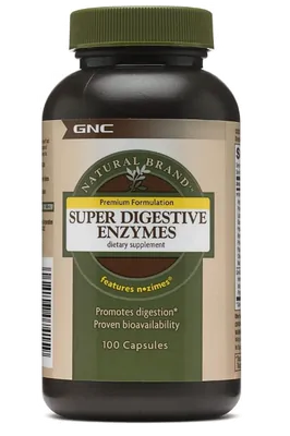 Super Enzimas Digestivas, 100 Cápsulas, GNC