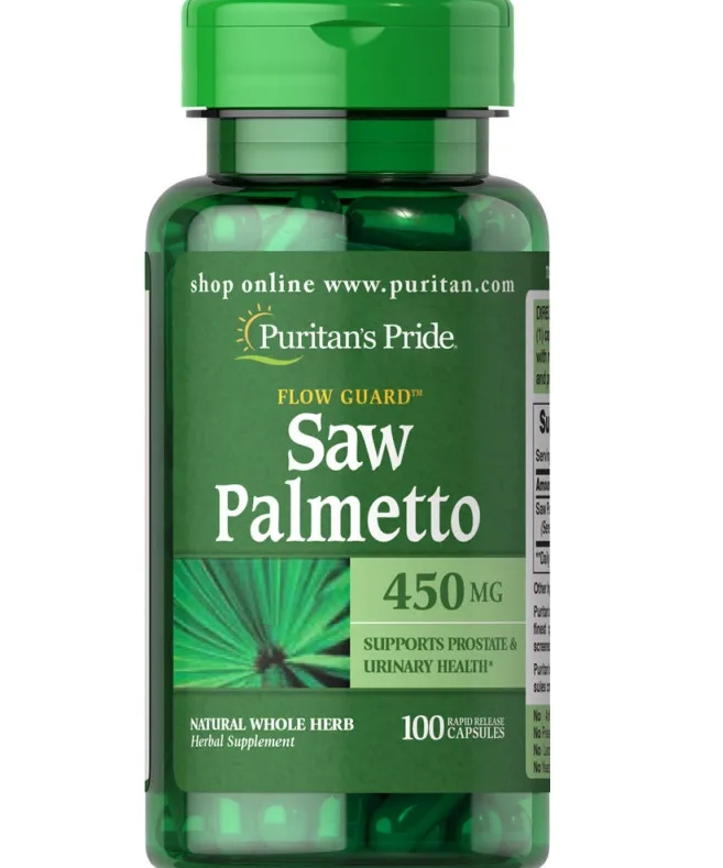 Saw Palmetto, 450mg, 100 Cápsulas, Puritan's Pride