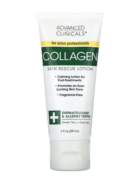 Colágeno, Loção Reparadora de Pele, Sem Fragrância, 59ml, Advanced Clinicals
