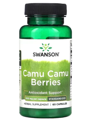 Camu Camu Berries, 500mg, 60 Cápsulas, Swanson