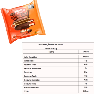 Cookie Proteico, Sabores, 3 unidades, Prado Protein
