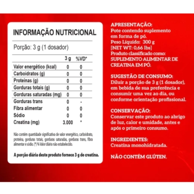 Kit Performance Masculina, Whey Optimum Nutrition 300g + Creatina Integralmédica 300g