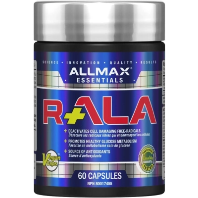 Áxido Alfa Lipoico, R+ALA, 150mg, 60 Cápsulas, Allmax Nutrition