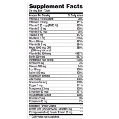 Multivitamínico Avançado para Mulheres, 275 Comprimidos, Member's Mark