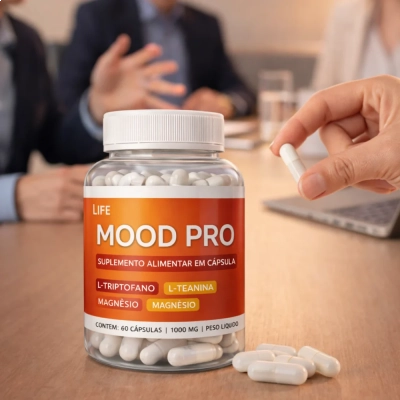 Mood Pro Equilíbrio e Calma, 1000mg, 60 Cápsulas, Microdose Life