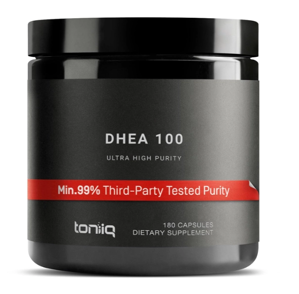 DHEA 100mg, Ultra High Strength, 180 Cápsulas, Toniiq