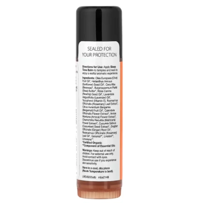 Sleep Time Balm Stick,  Bálsamo em Bastão para Dormir, Lavanda e Camomila, 17g, California Gold