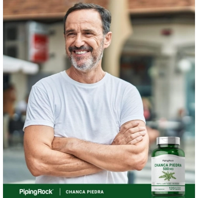 Chanca Piedra 500mg, 120 Cápsulas, PipingRock