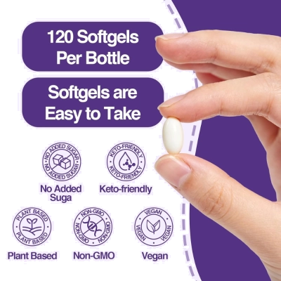 GHK-Cu Copper Peptide, 2mg, 120 Softgel, Trawecual