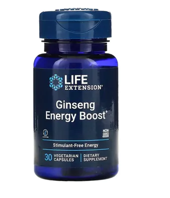 Ginseng Energy Boost, 30 Cápsulas, Life Extension