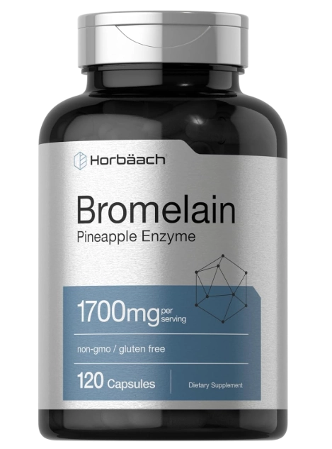 Bromelain, Bromelaína 1700mg, 120 Cápsulas, Horbaach