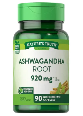 Ashwagandha Root, 920mg, 90 cápsulas, Nature's Truth