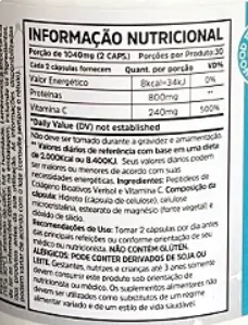 Colágeno Hidrolisado, 1000mg, 60 Cápsulas, Sunfood