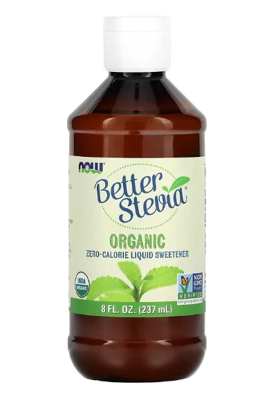 Better Stevia, Adoçante líquido zero calorias, 237ml, Now