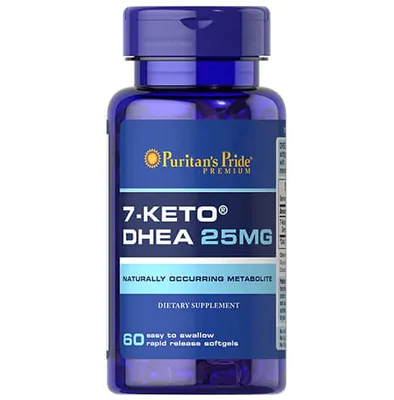 7-Keto 25mg, 60 cápsulas, Puritan's Pride