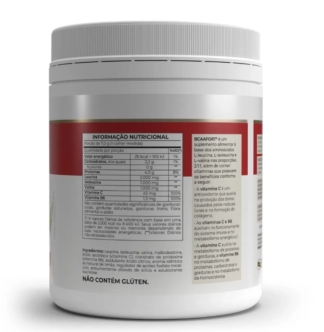 BCAA Fort, 210g Sabor Limão, Vitafor