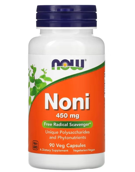 Noni 450mg, 90 Cápsulas, Now
