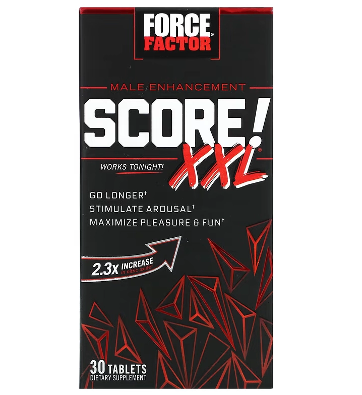 Score! XXL, Reforço Masculino, 30 Comprimidos, Force Factor