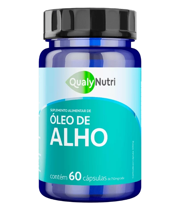 Óleo de Alho 500mg, 60 Cápsulas, QualyNutri