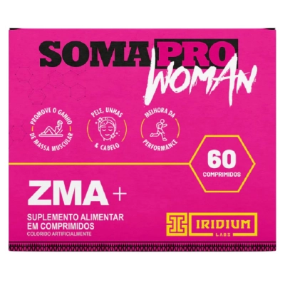 Soma Pro Woman ZMA Pré Hormonal, 60 Comprimidos, Iridium Labs