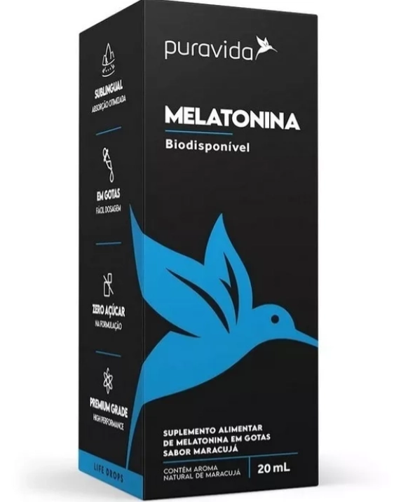Melatonina 0,21mcg, 20ml, Puravida