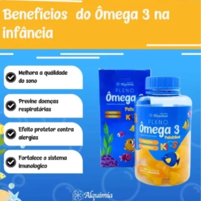 Kit Crescimento Completo Kids – Multivitamínico + Ômega 3