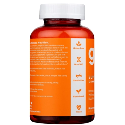 Superfruits, Colágeno para Beleza da Pele com Bambu e Superfrutas, 60 Gomas, Goli Nutrition