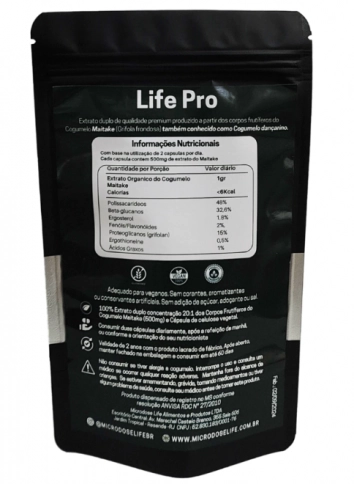 Maitake, Extrato Puro e Concentrado, 90 Cápsulas, Microdose Life