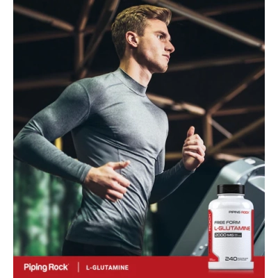 L-Glutamina 2000mg, 240 Cápsulas, PipingRock