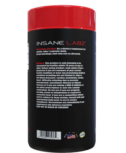 Tribulus 750mg, 90 Cápsulas, Insane Labz