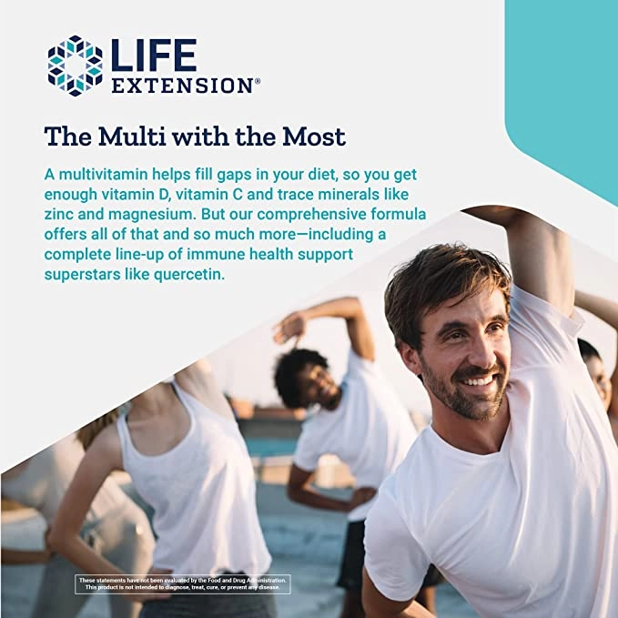 Multivitamínico, Two Per Day, Life Extension 60 Cápsulas