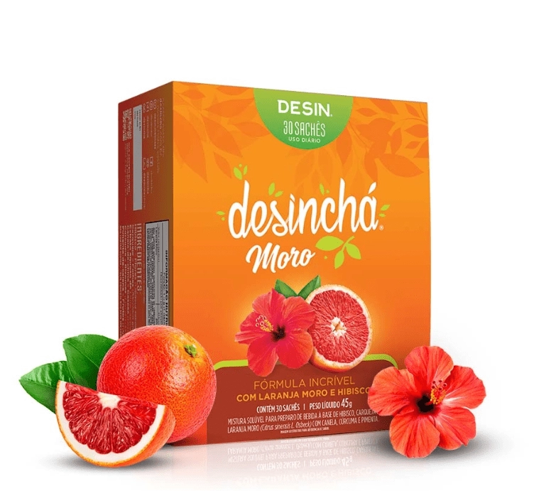 Desinchá Moro, Laranja Moro e Hibisco, 30 Sachês
