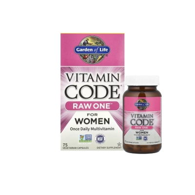 Vitamin Code, Raw One For Women, 75 Cápsulas, Garden Of Life 