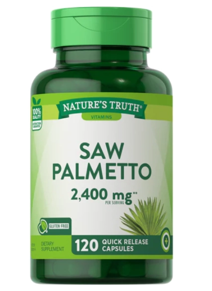 Saw Palmetto 2400mg, 120 Cápsulas, Nature's Truth
