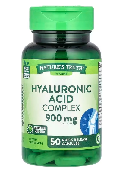 Acid Complex, ácido hialurônico,, 900mg, 50 cápsulas, Nature's Truth