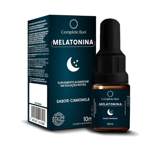 Melatonina 0,210mcg, 10ml Sabor Camomila, Complete Bari