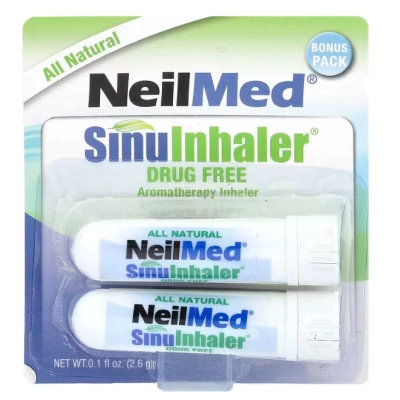 SinuInhaler, Inalador de Aromaterapia, com 2 Inaladores, NeilMed