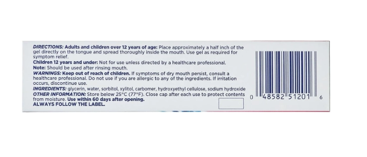 Oralbalance Biotène, Gel Hidratante para Boca Seca, 42g, GSK