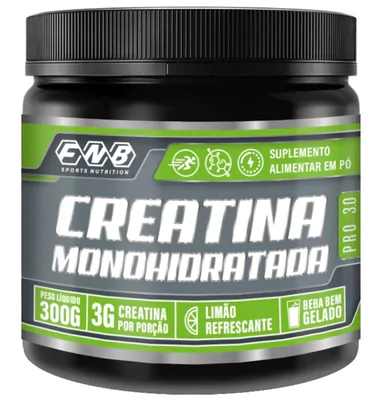 Creatina Monohidratada, 100% Pura, 300g, Sabor limão, Flora Nativa