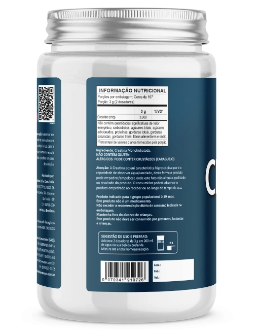 Go More Creatina PR-Force, Kosher Vegan, 500g, The One Supps