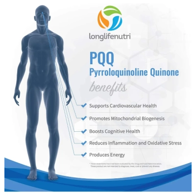 PQQ 20mg, 180 Cápsulas, LongLifeNutri