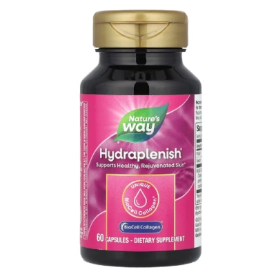 Hydraplenish, Promove uma Pele Saudável e Rejuvenescida, 60 Cápsulas, Nature's Way