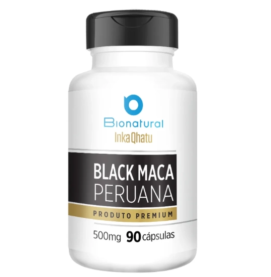 Black Maca, 500mg, 90 Capsulas, Inka Qhatu